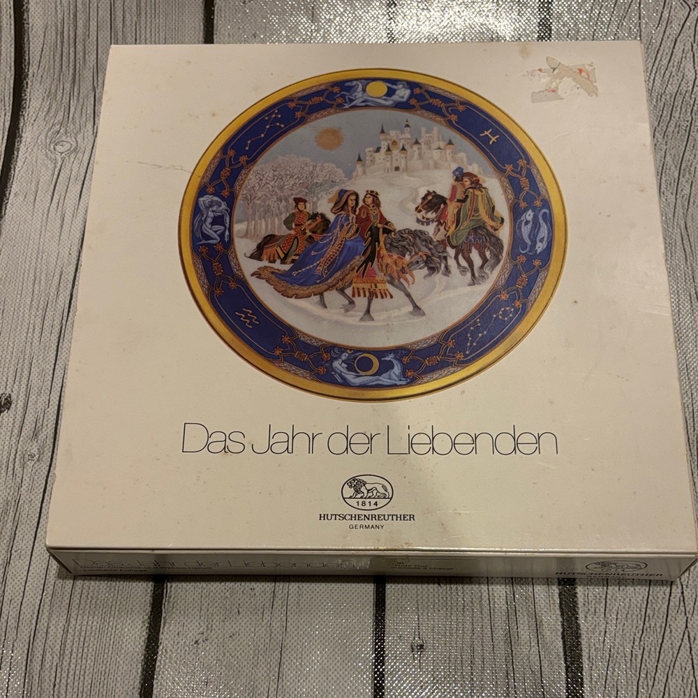 Hutschenreuther Decorative Plate german Love for all Seasons vintage collectible